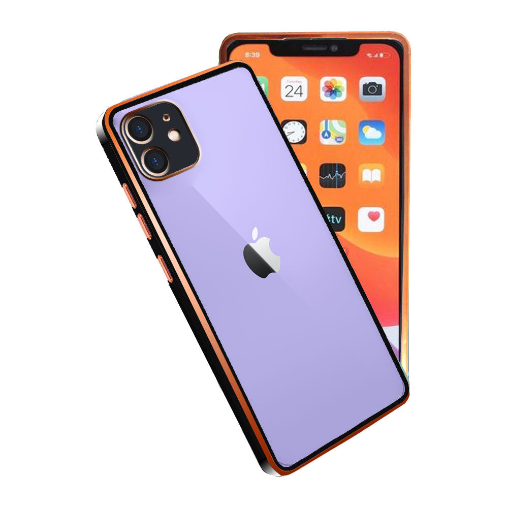 Electro Silicone Series Back cover Case For iphone 11-Black