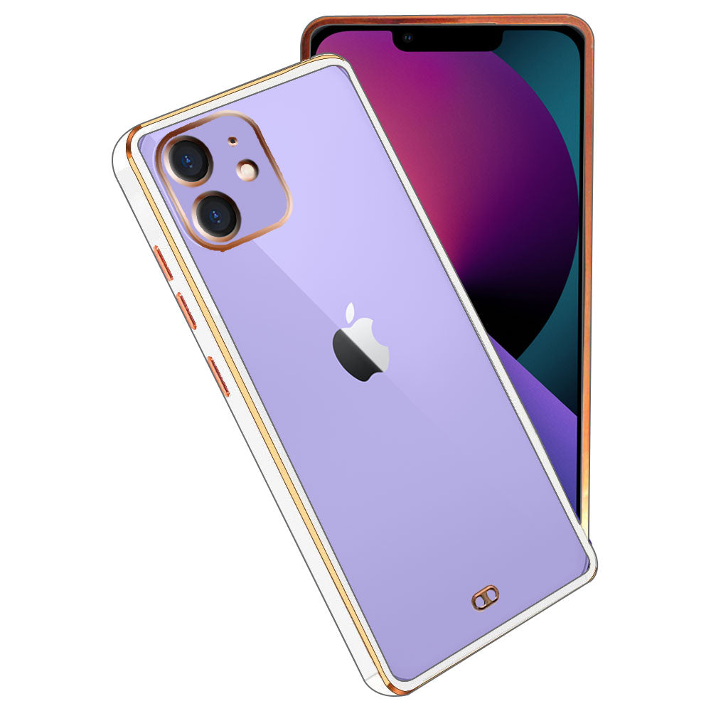 Electro Silicone Series Back cover Case For iphone 11 - White