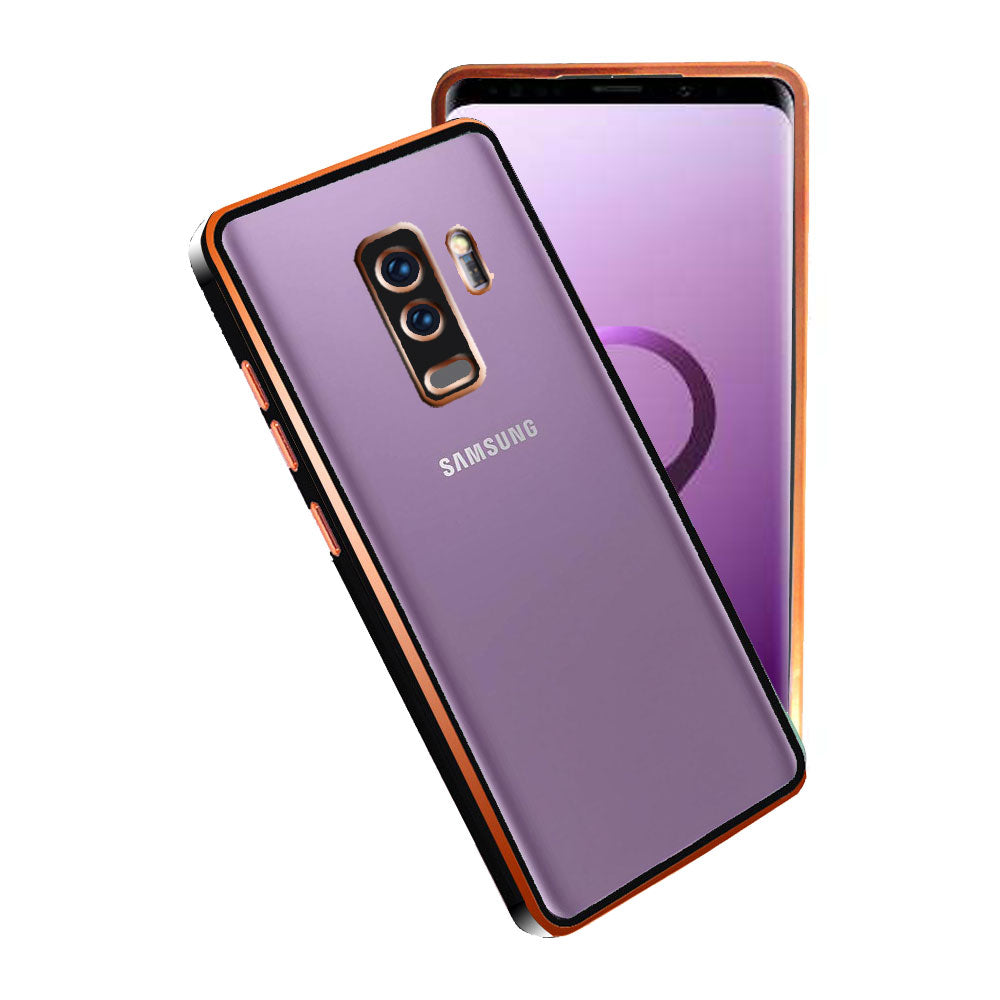 Electro Silicone Series Back cover Case For Samsung Galaxy S9 Plus - Black
