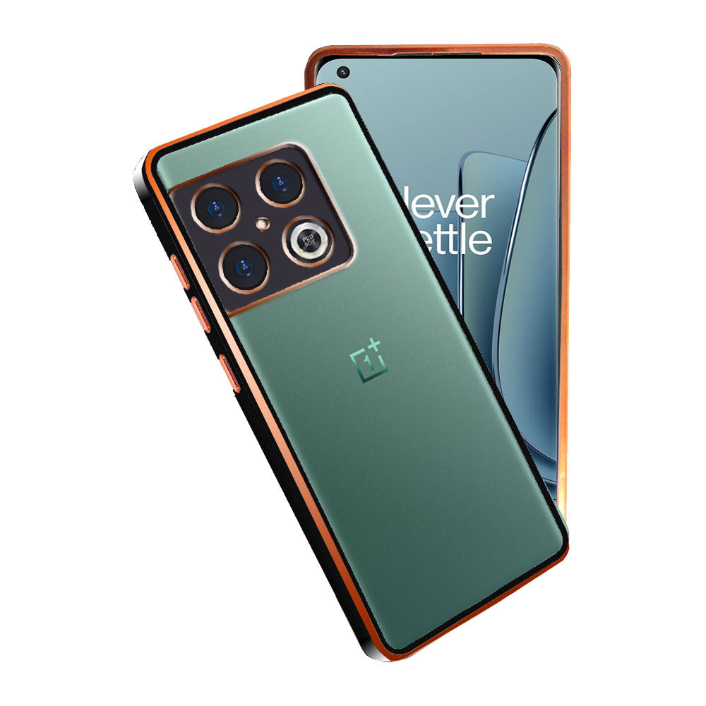Electro Silicone Series Back cover Case For OnePlus 10 Pro 5G - Black