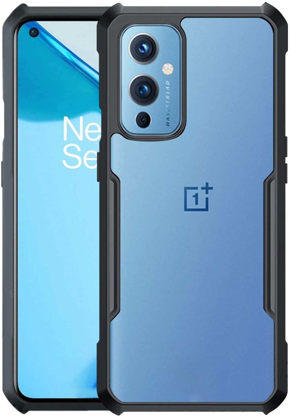 ShockProof Transparent Silicone Back cover For OnePlus 9