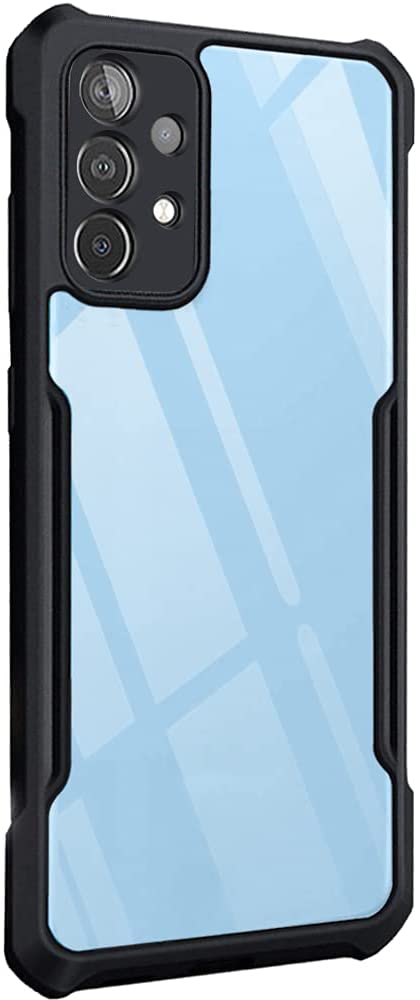 Samsung Galaxy A52 ShockProof Transparent Silicone Back cover - Black