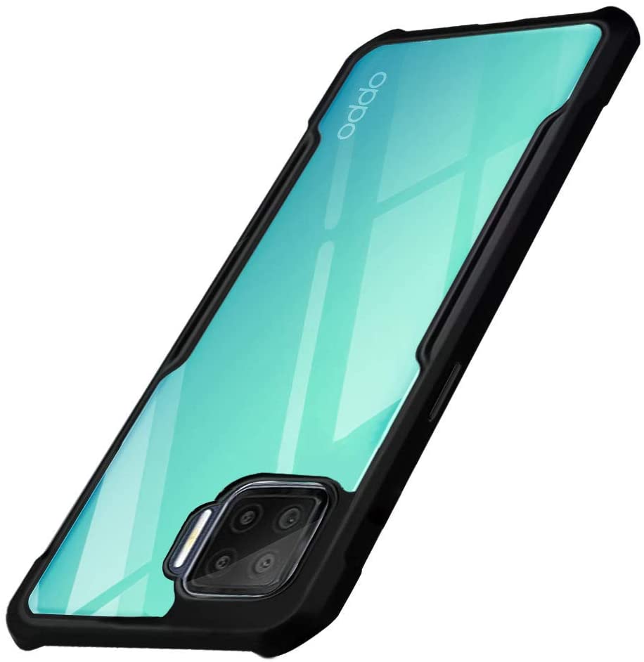 ShockProof Transparent Silicone Back cover For Oppo F17