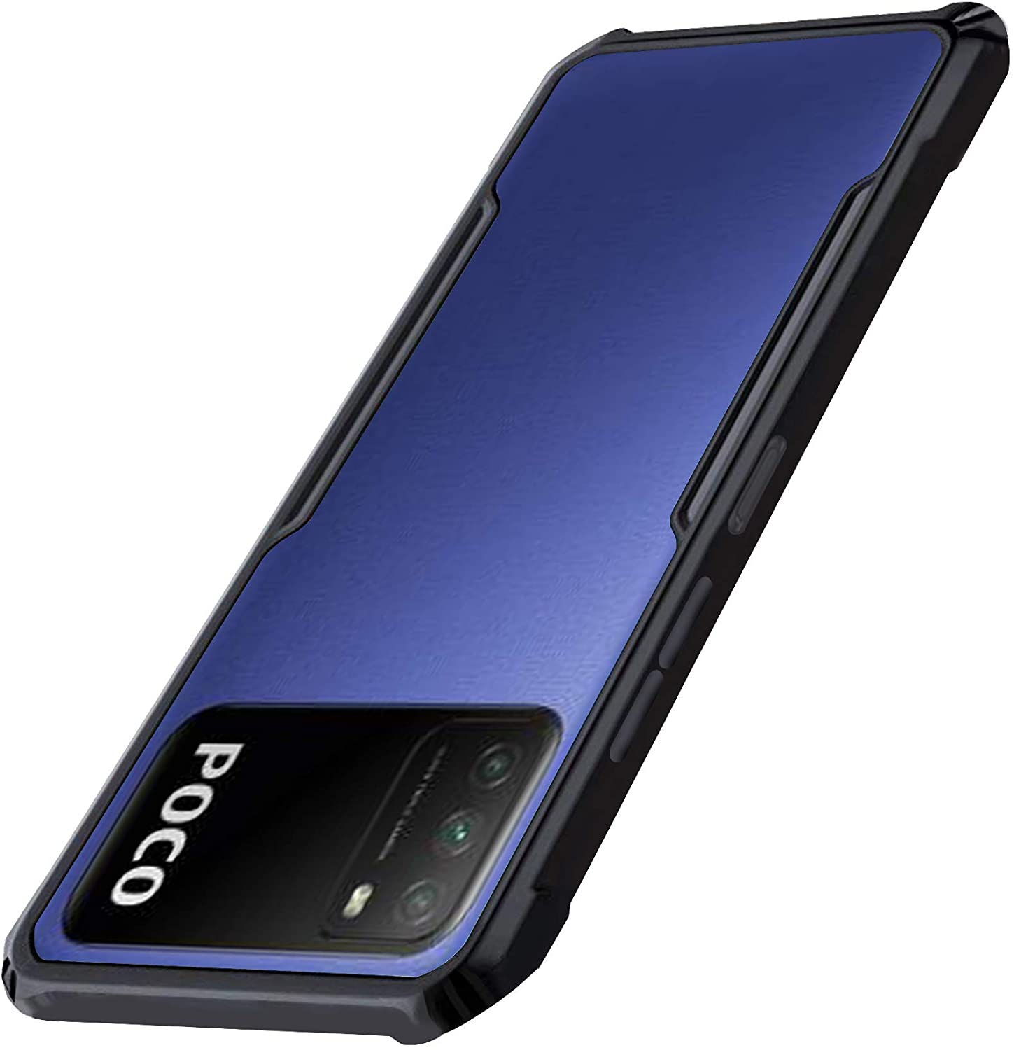 ShockProof Transparent Silicone Back cover For Poco M3