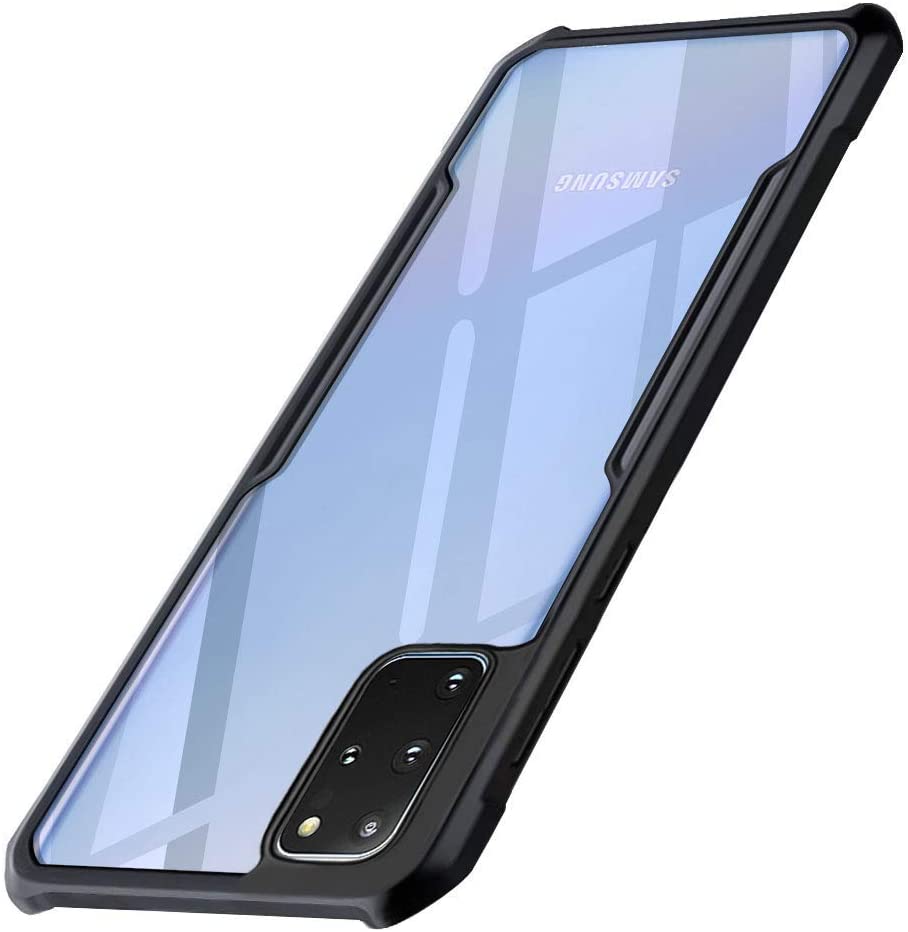 Samsung Galaxy S20 Plus ShockProof Transparent Silicone Back cover - Black