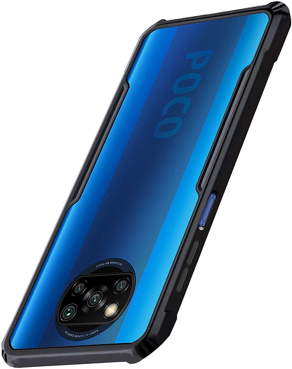 Poco X3 ShockProof Transparent Silicone Back cover Case