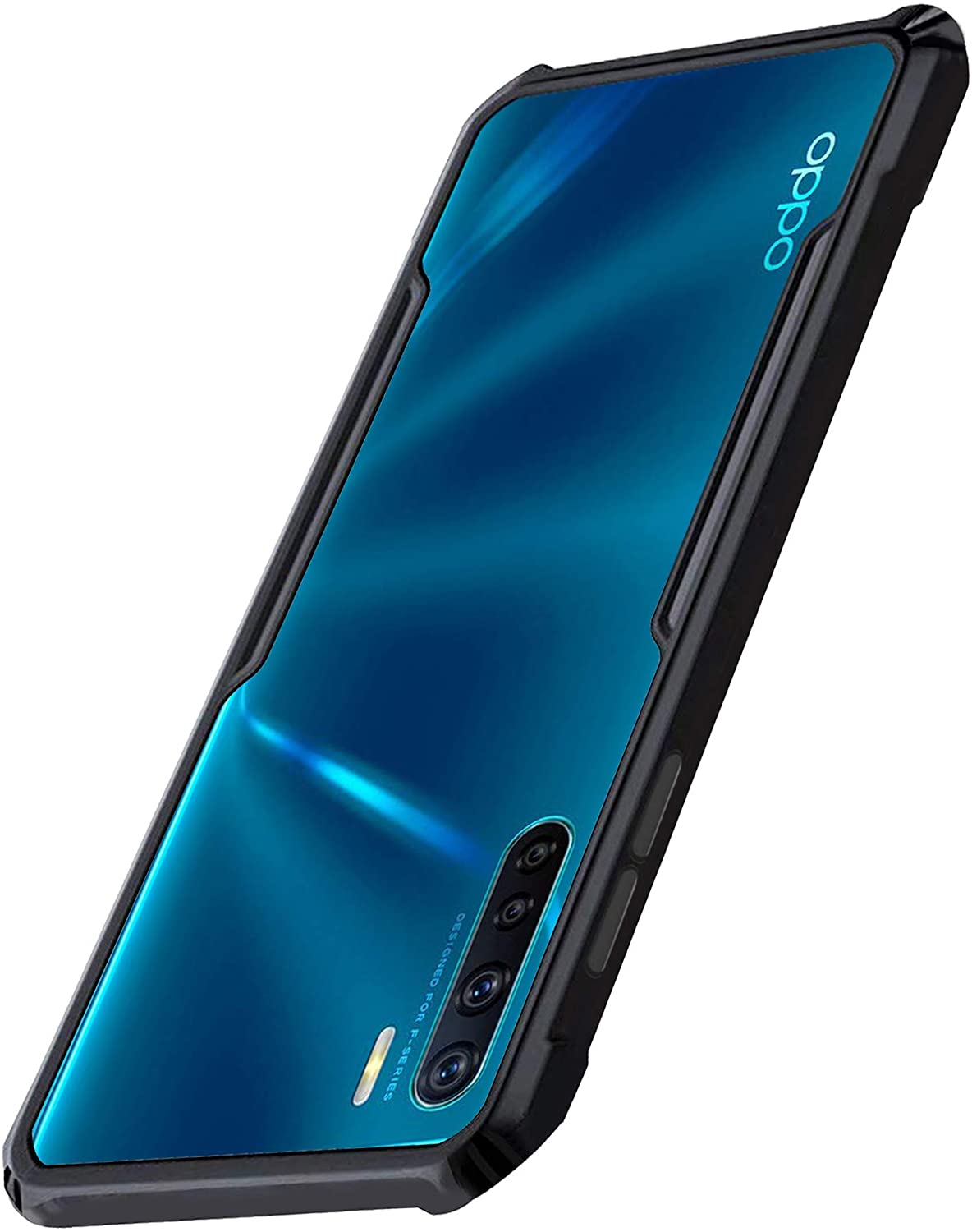 ShockProof Transparent Silicone Back cover For Oppo F15
