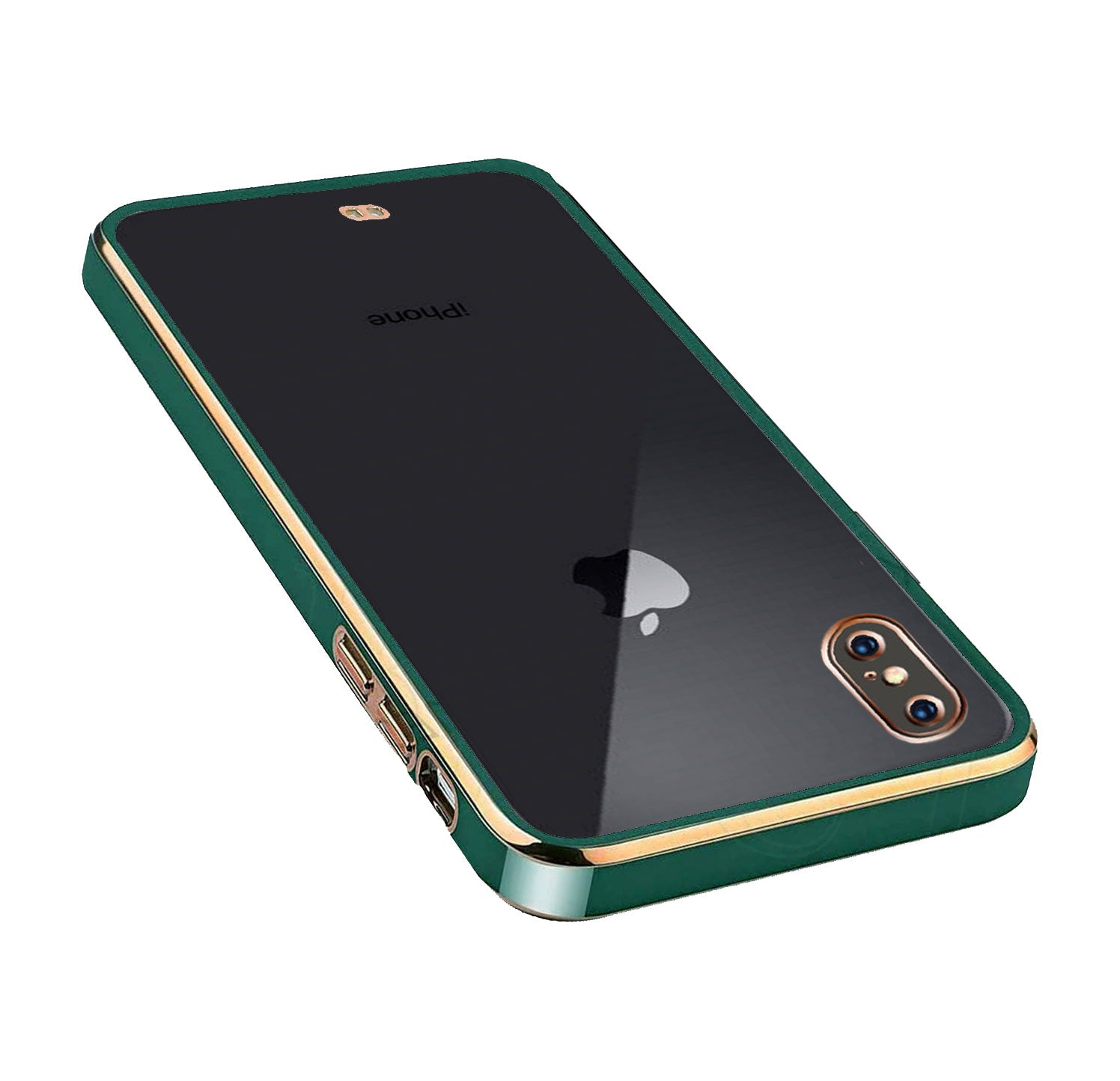 Electro Silicone Series Back cover Case For iphone X / XS - Green