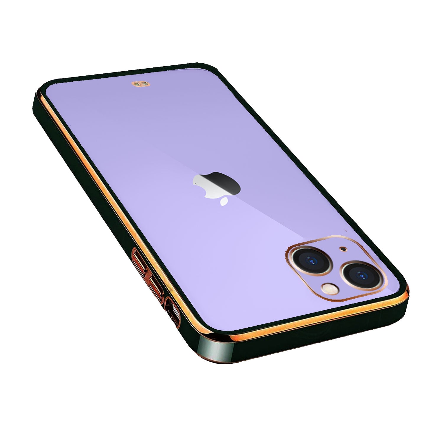 Electro Silicone Series Back cover Case For iphone 13 - Black