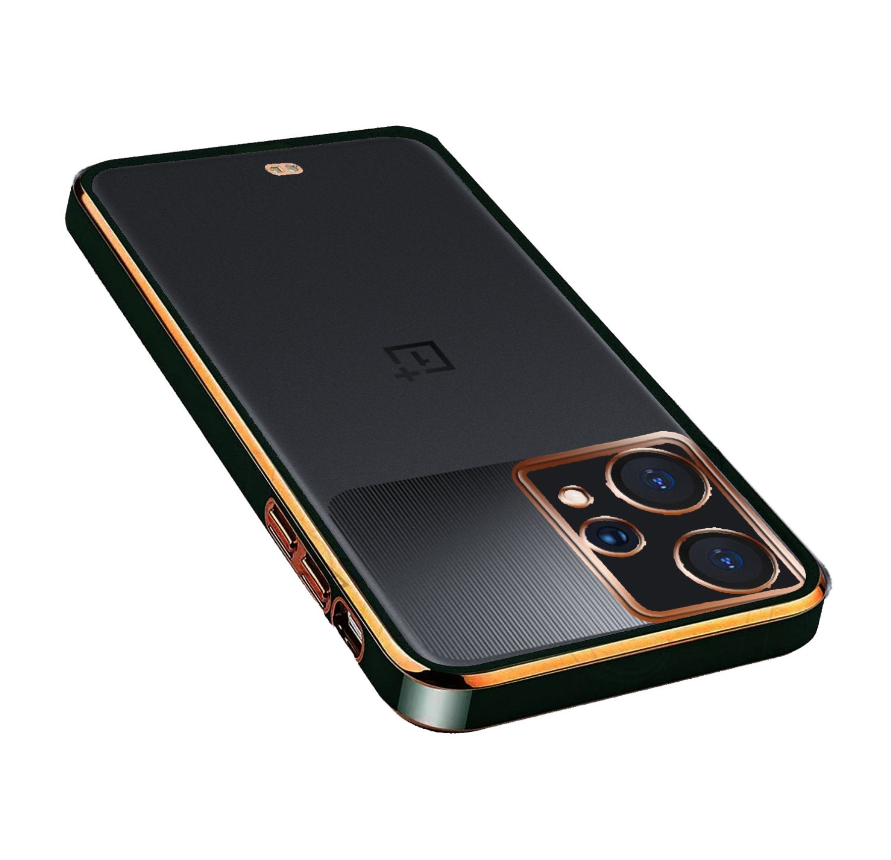 Electro Silicone Series Back cover Case For Oneplus Nord CE 2 Lite 5G - Black