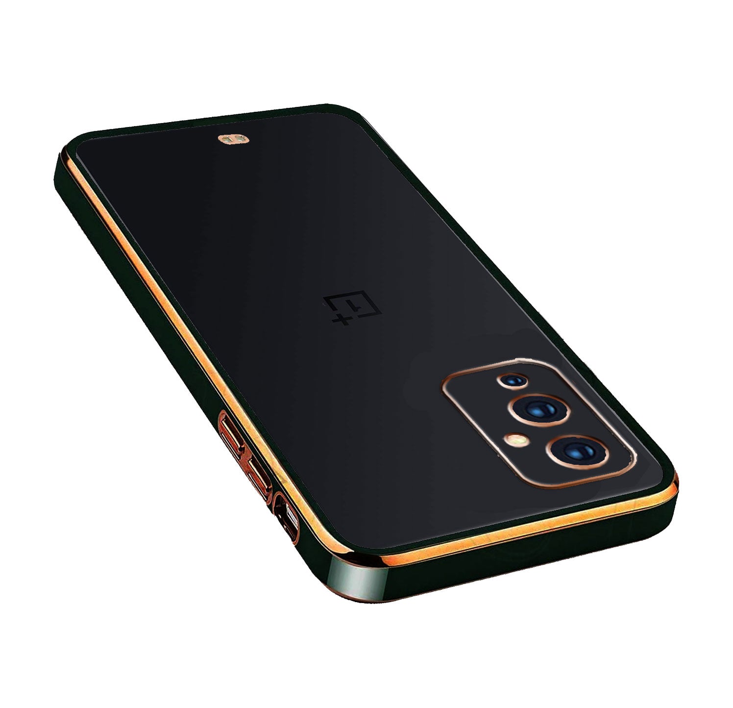 Electro Silicone Series Back cover Case For OnePlus 9 - Black