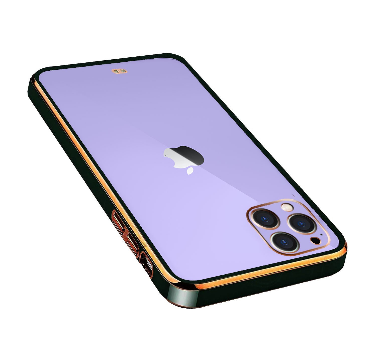 Electro Silicone Series Back cover Case For iphone 13 pro - Black