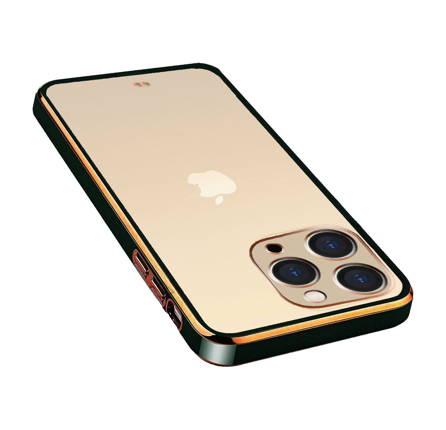 Electro Silicone Series Back cover Case For iphone 11 Pro - Black