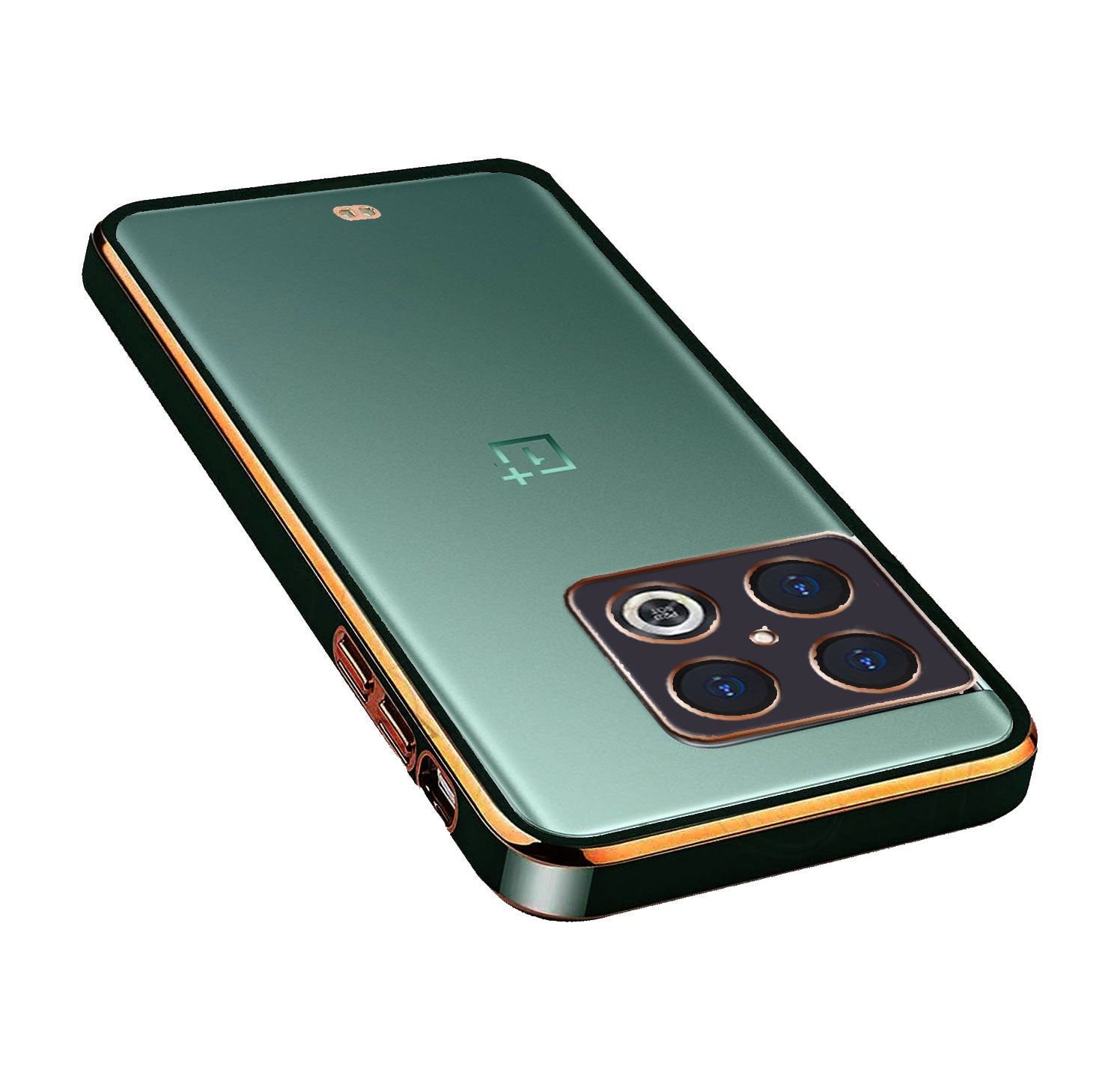 Electro Silicone Series Back cover Case For OnePlus 10 Pro 5G - Black