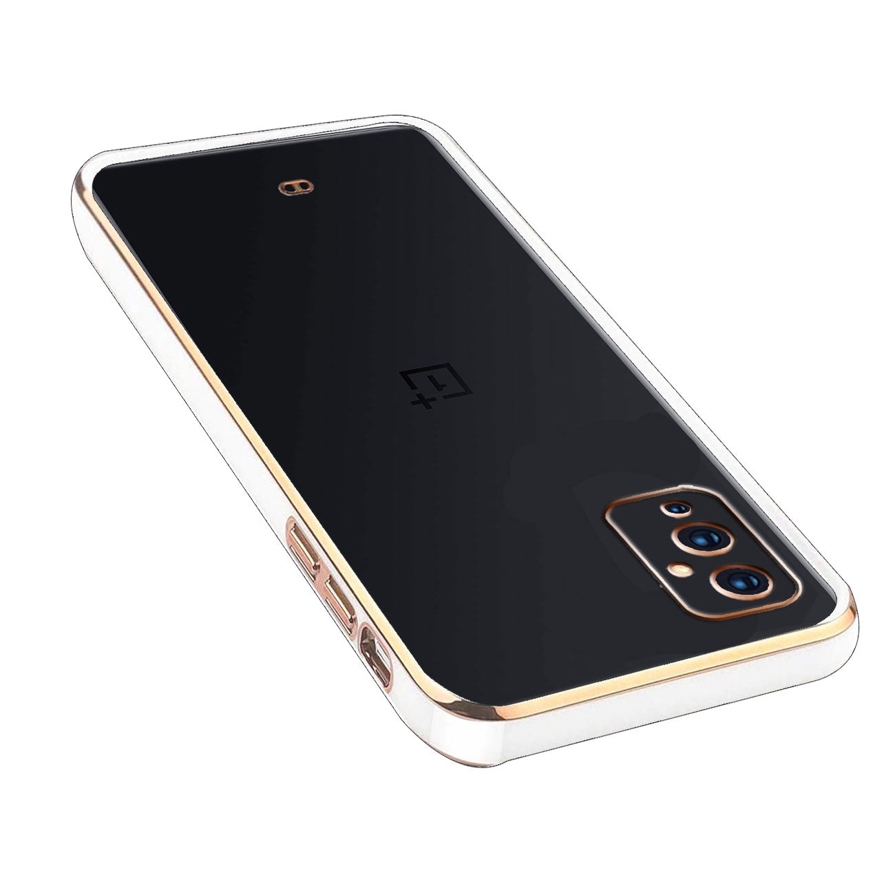 Electro Silicone Series Back cover Case For OnePlus 9 - White