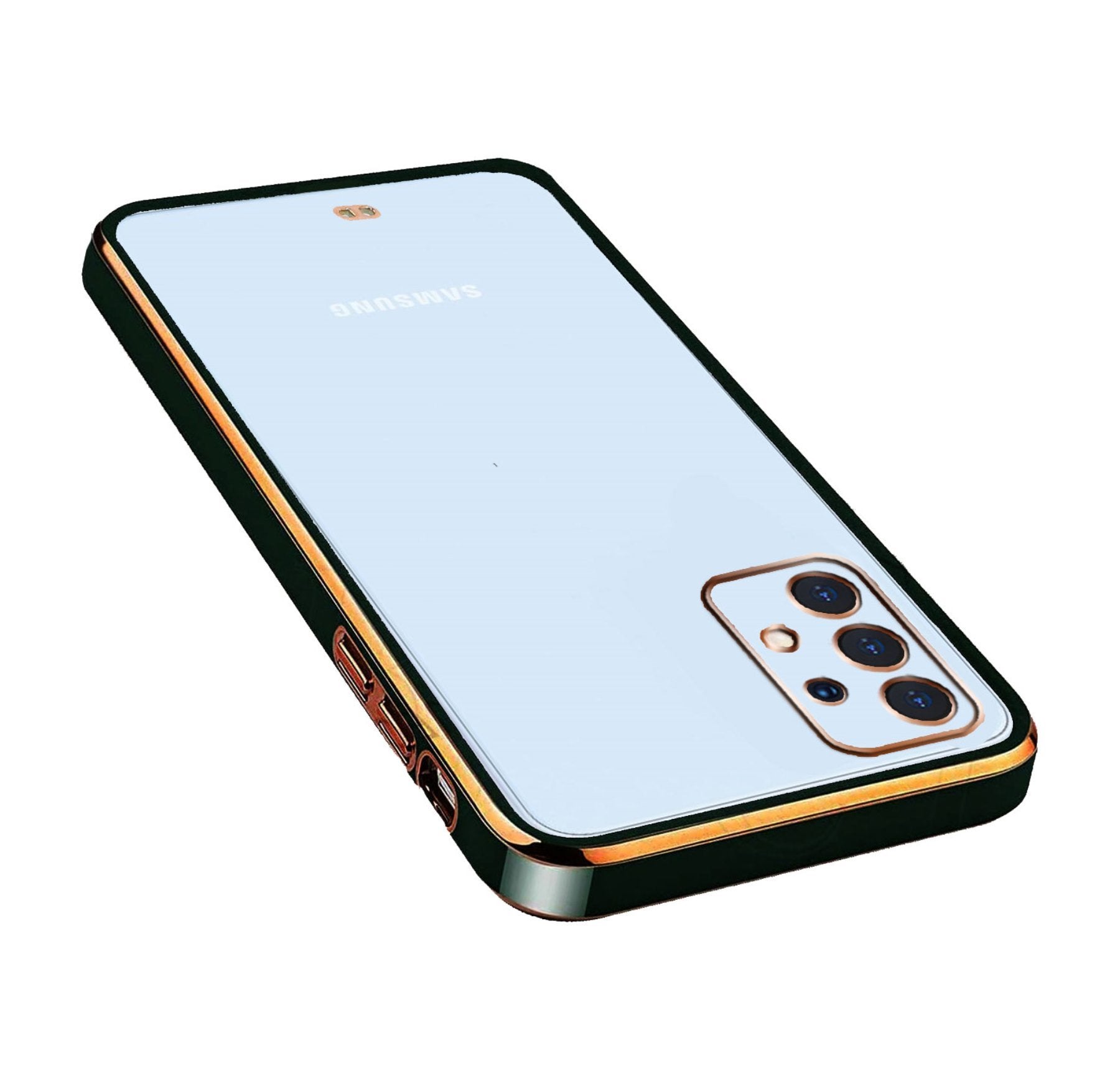 Electro Silicone Series Back cover Case For Samsung Galaxy A53 5G - Black