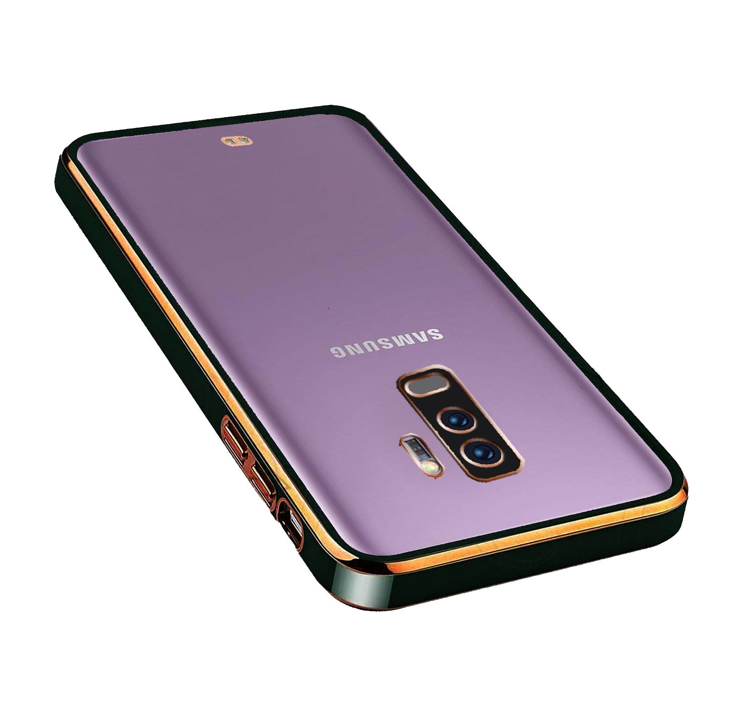 Electro Silicone Series Back cover Case For Samsung Galaxy S9 Plus - Black