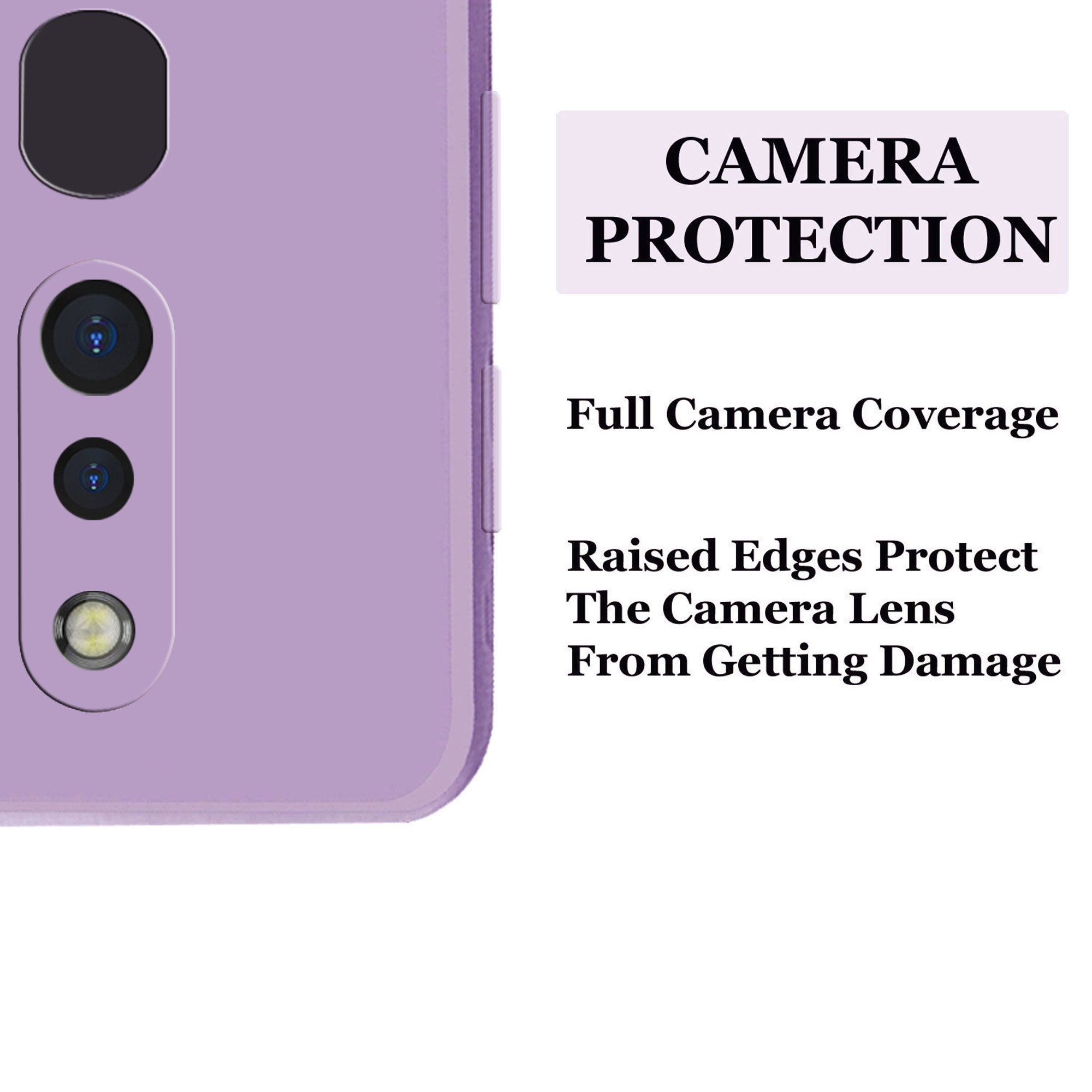 Oppo F11 Pro Liquid Silicone Back Cover Case With TPU & Matte Finish - Purple