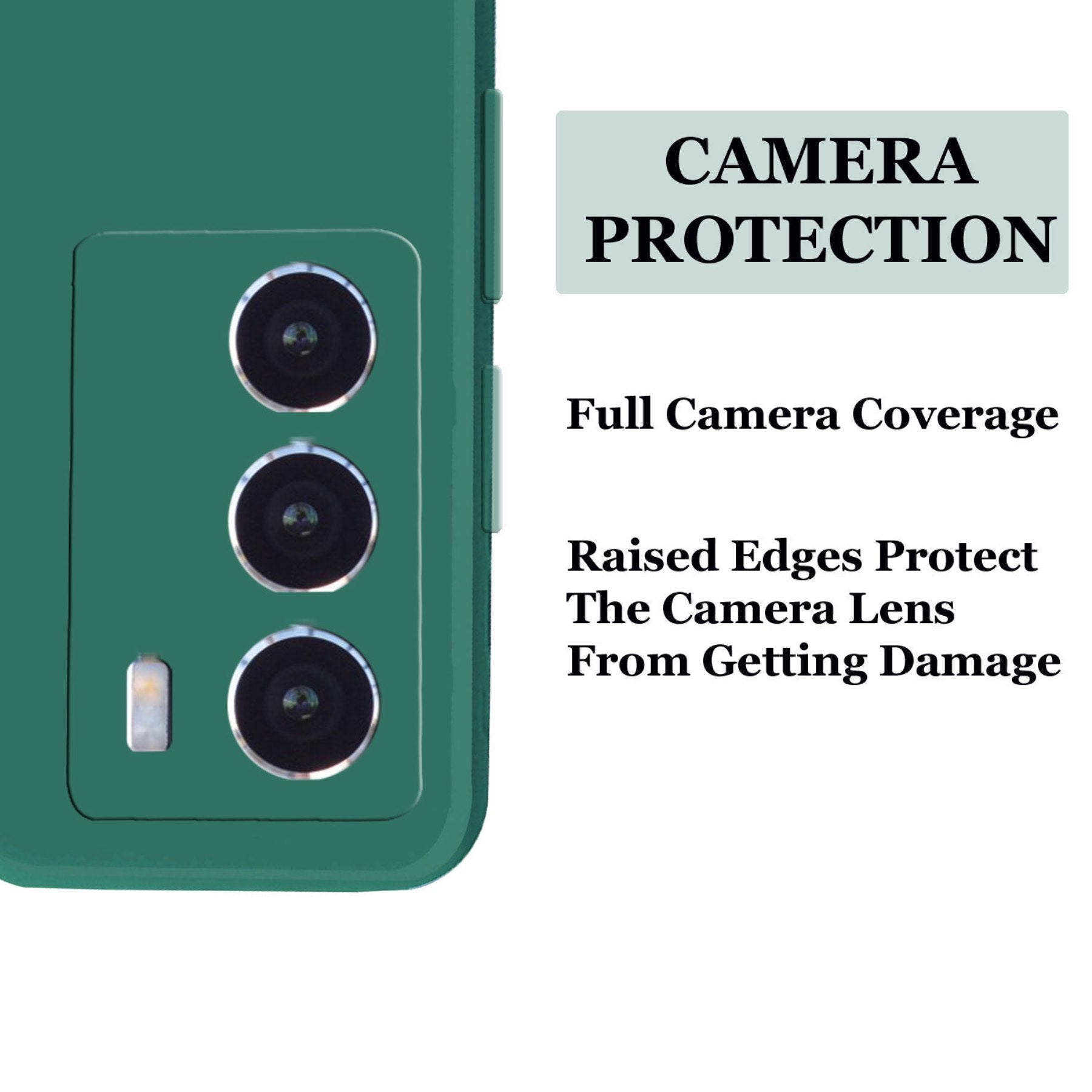 iQOO 9 SE 5G Liquid Silicone Back Cover Case With TPU & Matte Finish - Green