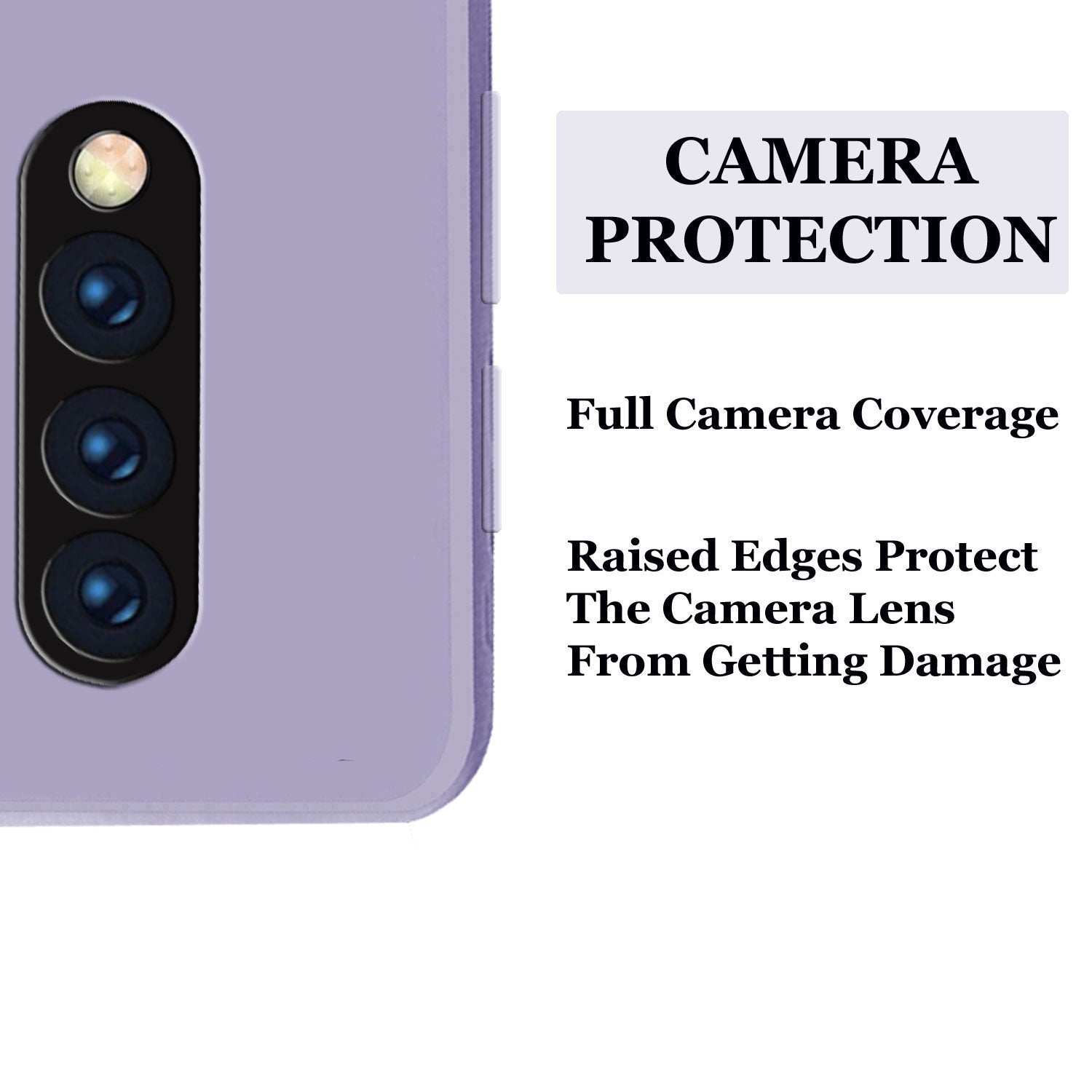 OnePlus 7 Pro Liquid Silicone Back Cover Case With TPU & Matte Finish -  Purple