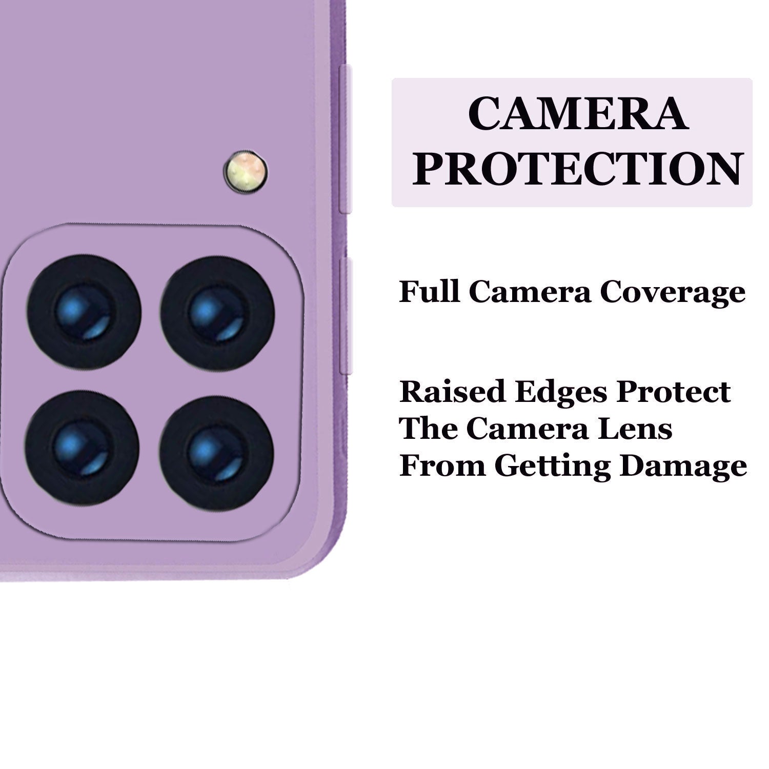 Samsung M62 Liquid Silicone Back Cover Case With TPU & Matte Finish - Purple