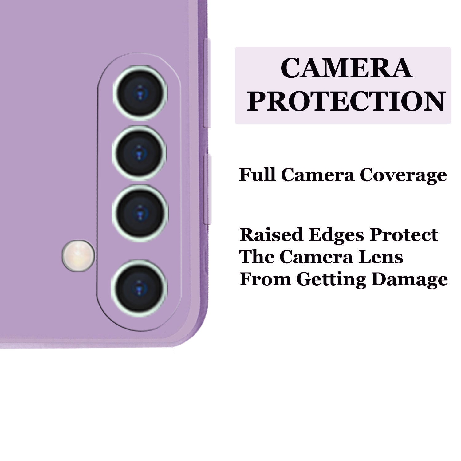 Realme 6 Liquid Silicone Back Cover Case With TPU & Matte Finish -  Purple