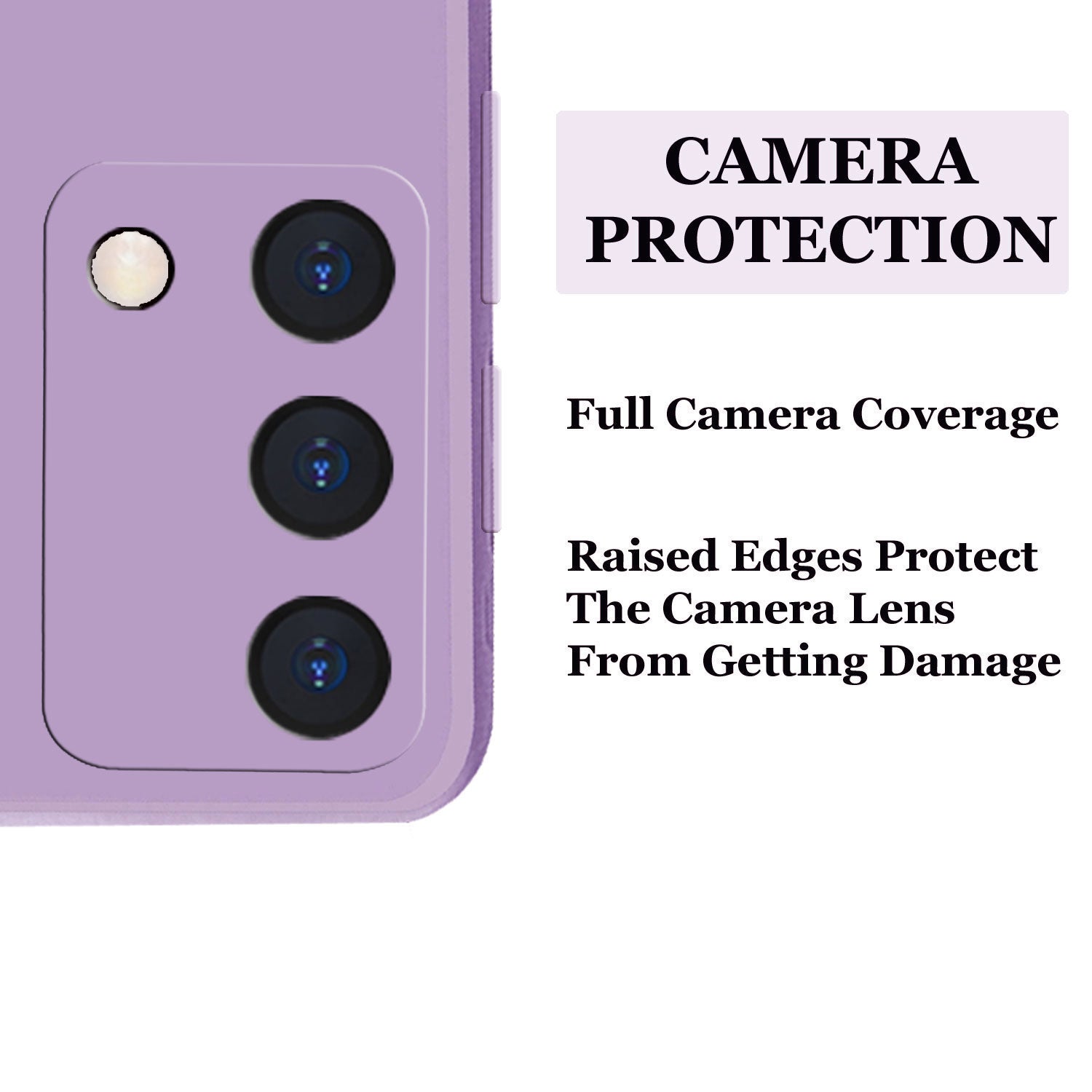 Oppo F19/F19S Liquid Silicone Back Cover Case With TPU & Matte Finish - Purple