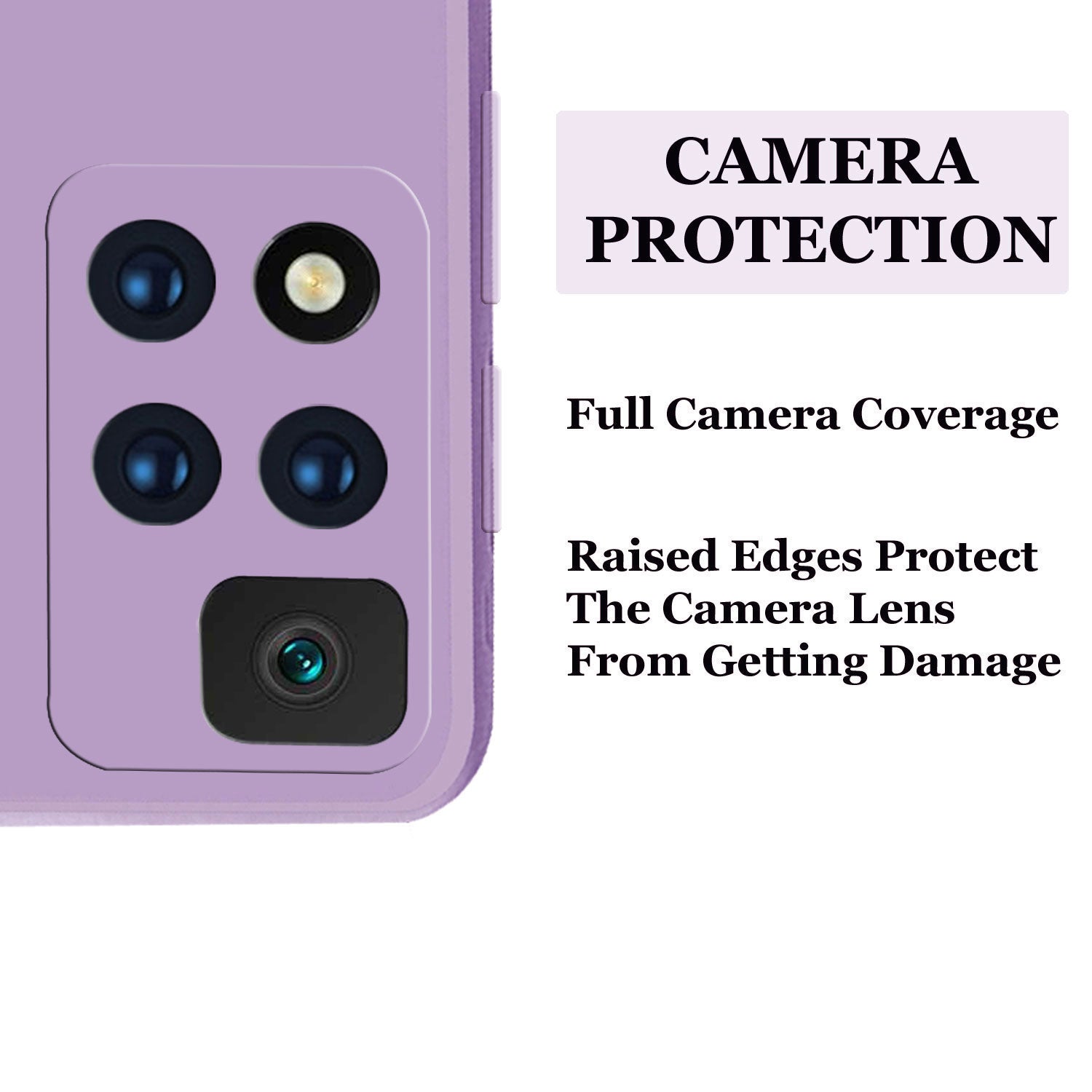 Xiaomi 11i 5G Liquid Silicone Back Cover Case With TPU & Matte Finish - Purple