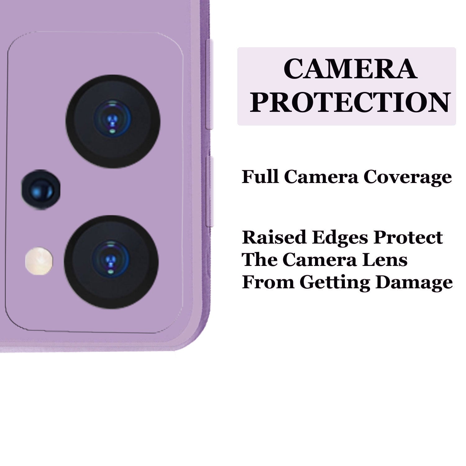 Realme 9i Liquid Silicone Back Cover Case With TPU & Matte Finish - Purple