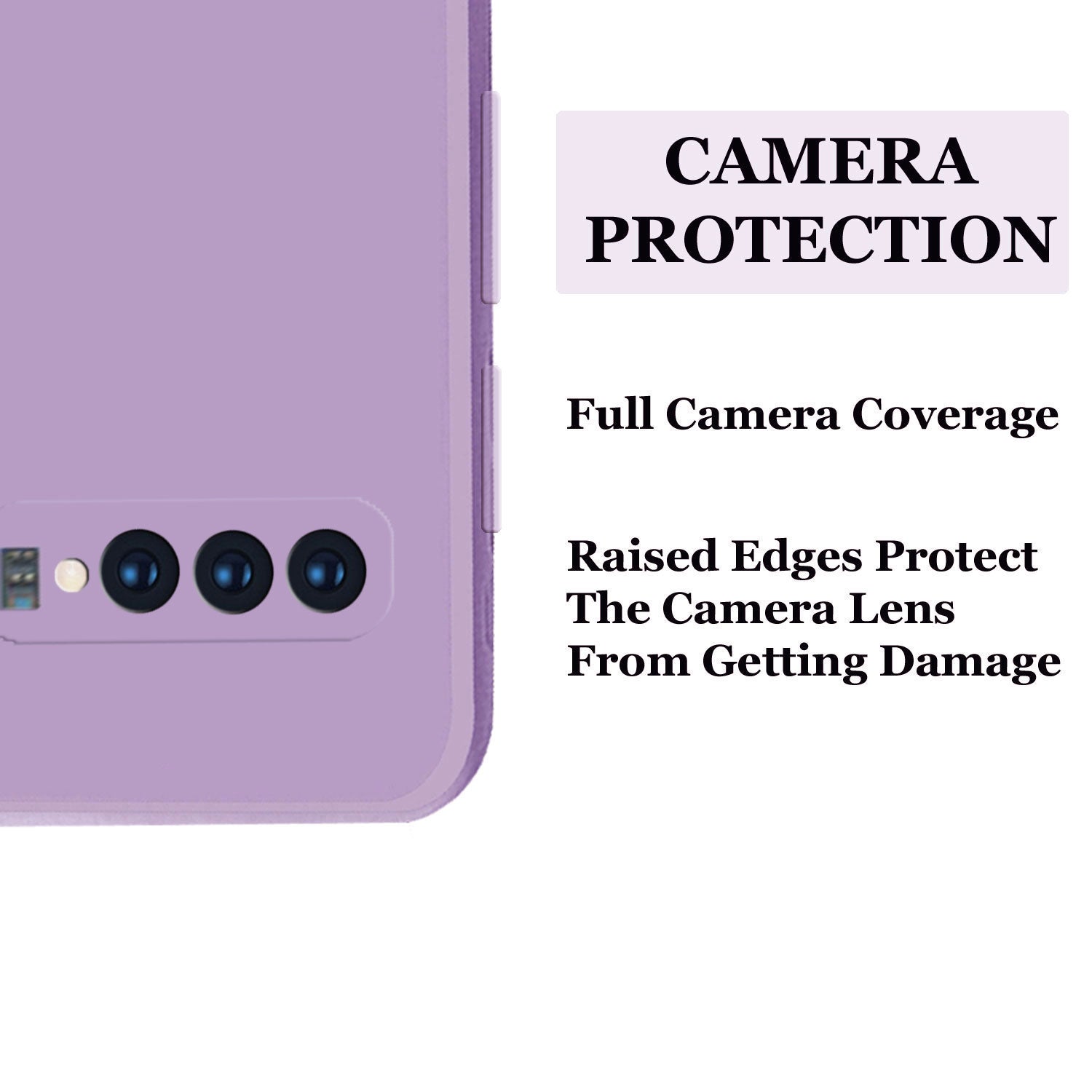 Samsung Galaxy S10 Plus Liquid Silicone Back Cover Case With TPU & Matte Finish - Purple