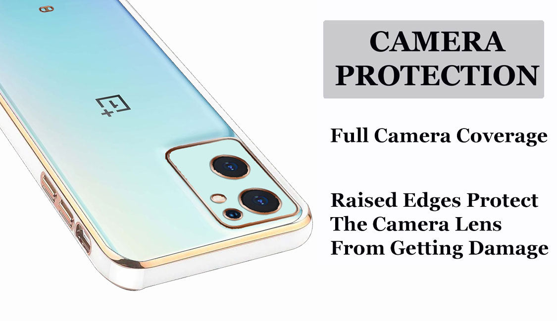 Electro Silicone Series Back cover Case For  OnePlus Nord 2 5G - White