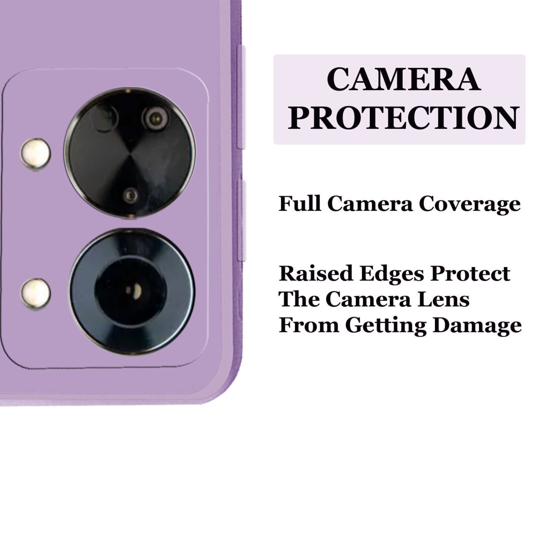OnePlus Nord 2T 5G Liquid Silicone Back Cover Case With TPU & Matte Finish - Purple