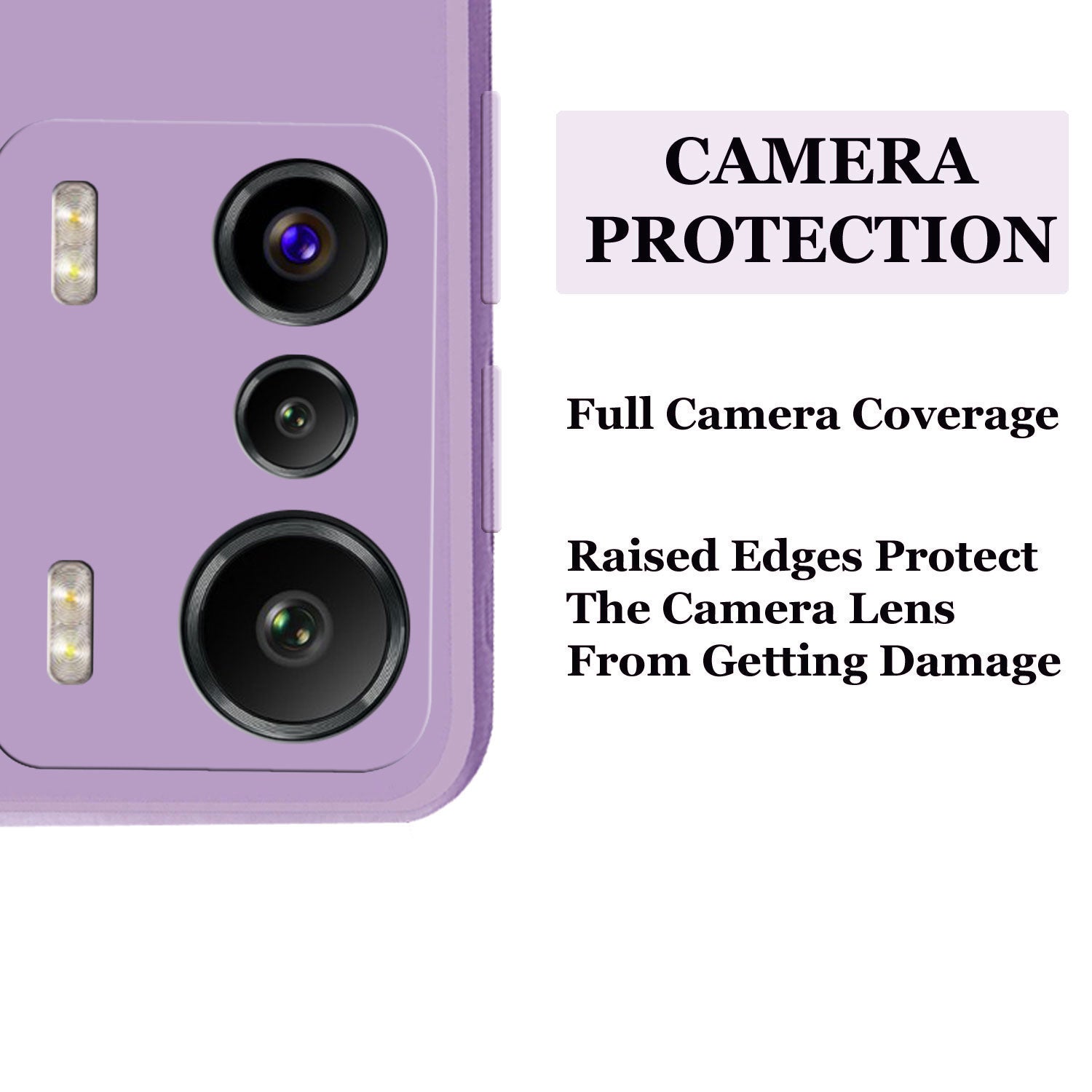 Infinix Zero 5G Liquid Silicone Back Cover Case With TPU & Matte Finish - Purple