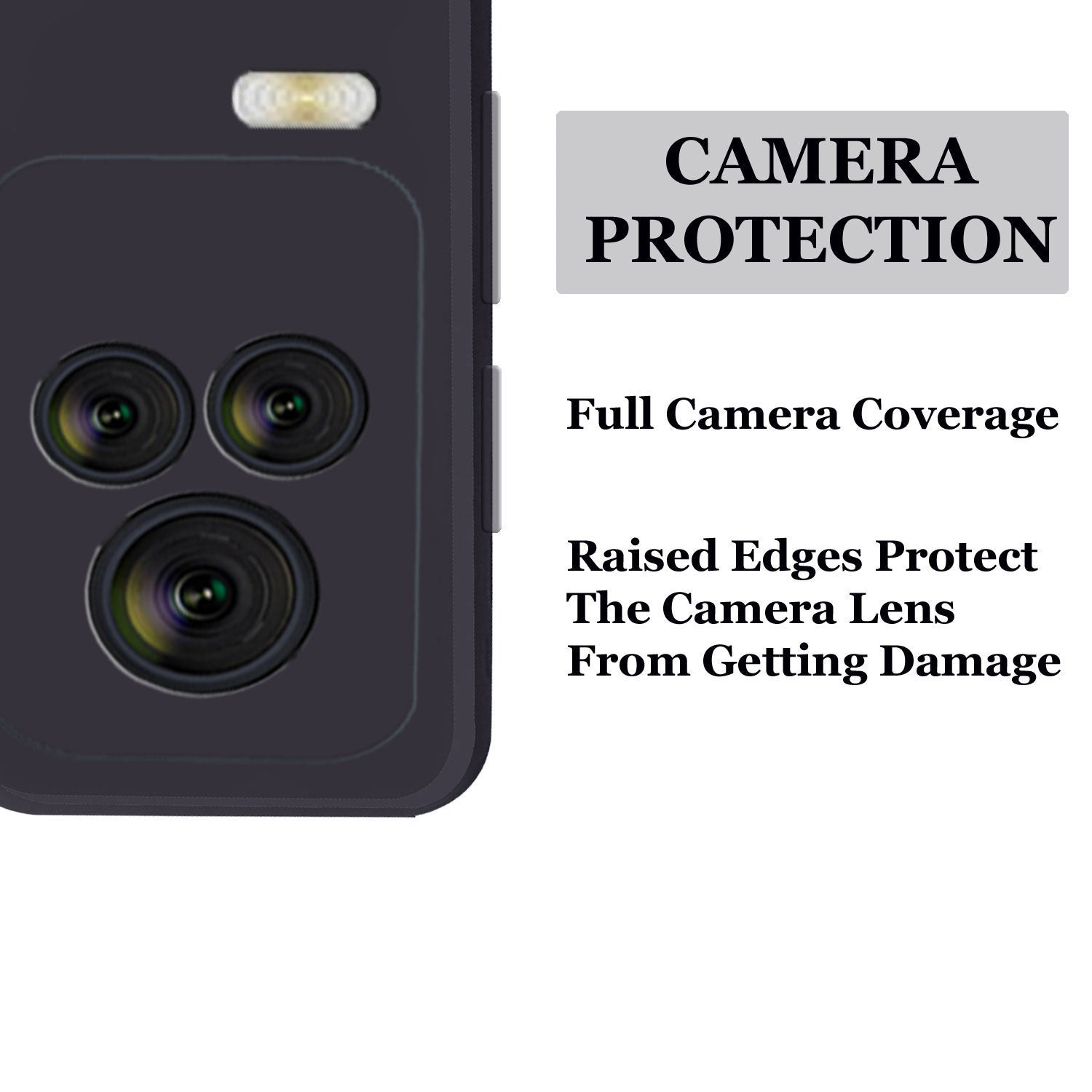 iQOO 7 Legend 5G Liquid Silicone Back Cover Case With TPU & Matte Finish - Black