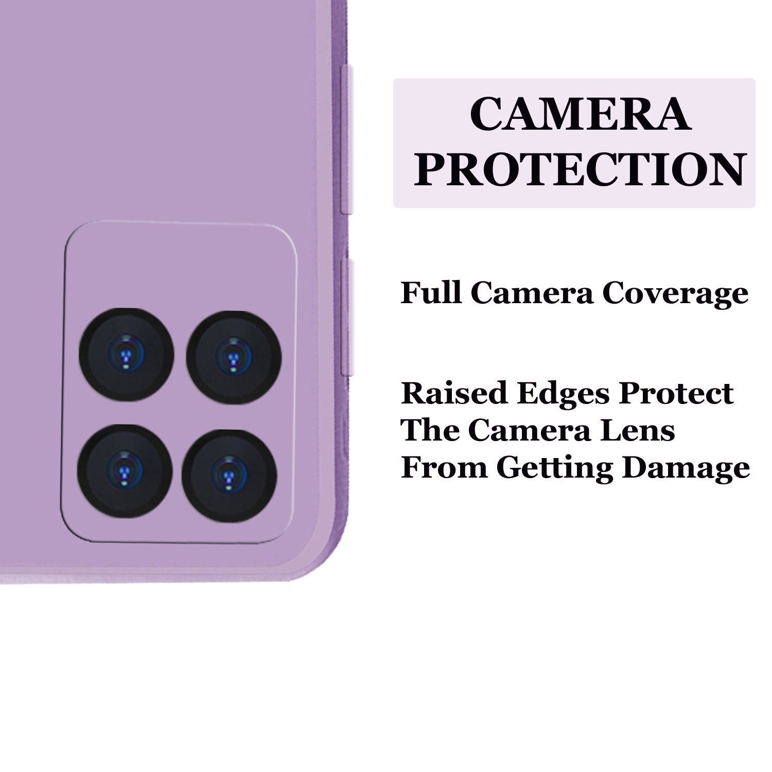 Realme 8i Liquid Silicone Back Cover Case With TPU & Matte Finish - Purple