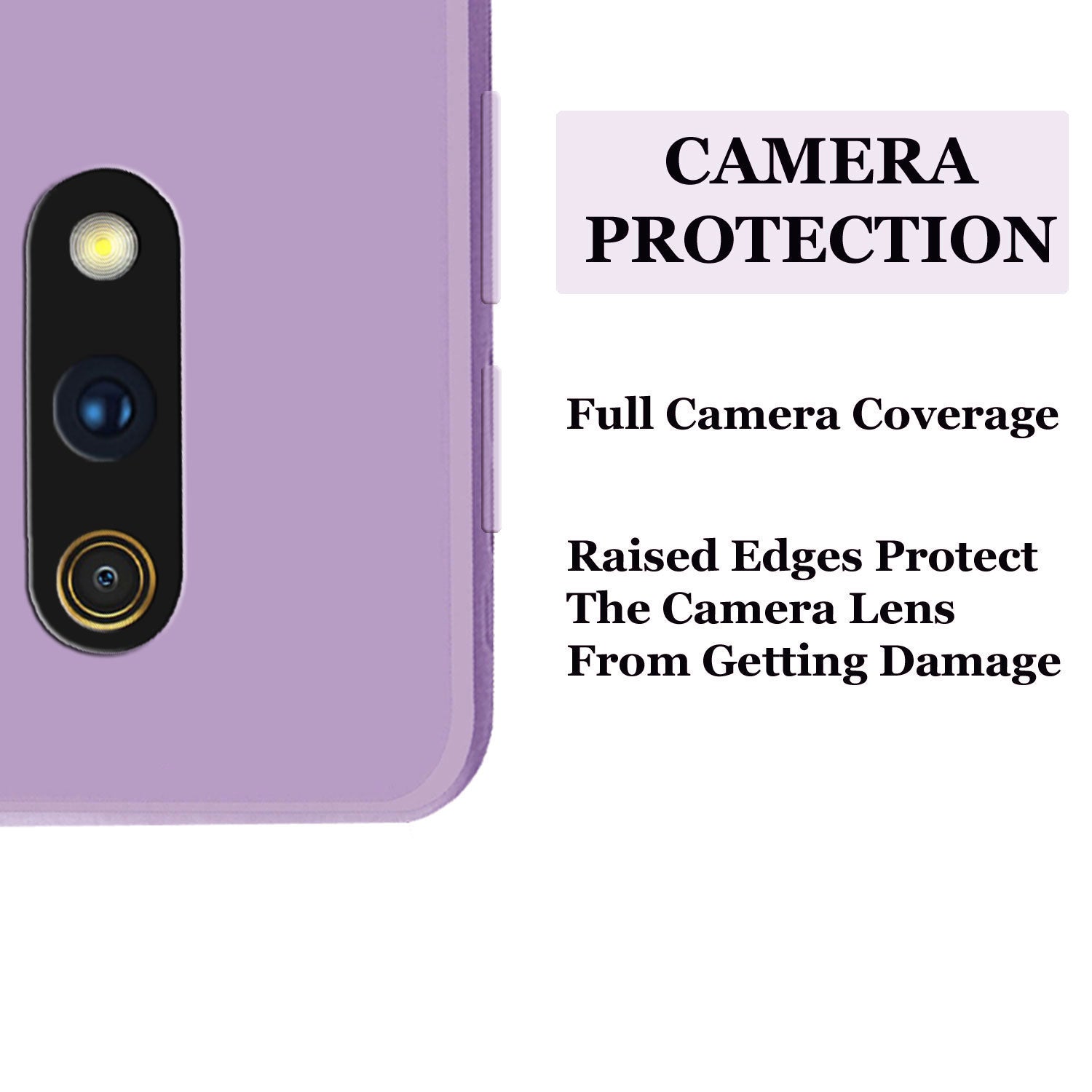 Realme X Liquid Silicone Back Cover Case With TPU & Matte Finish - Purple