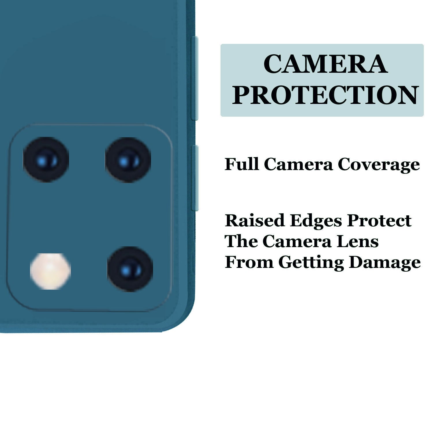 Samsung Galaxy Note 10 Lite Liquid Silicone Back Cover Case With TPU & Matte Finish - Blue