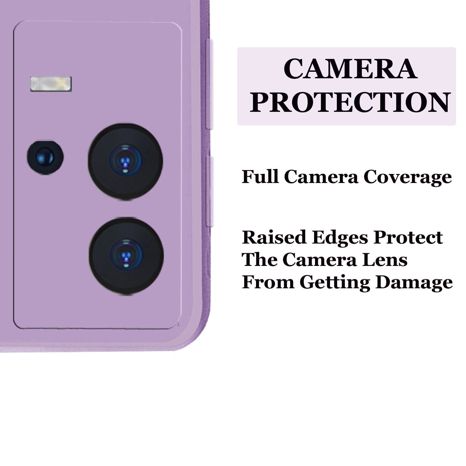 IQOO9 5G Liquid Silicone Back Cover Case With TPU & Matte Finish - Purple