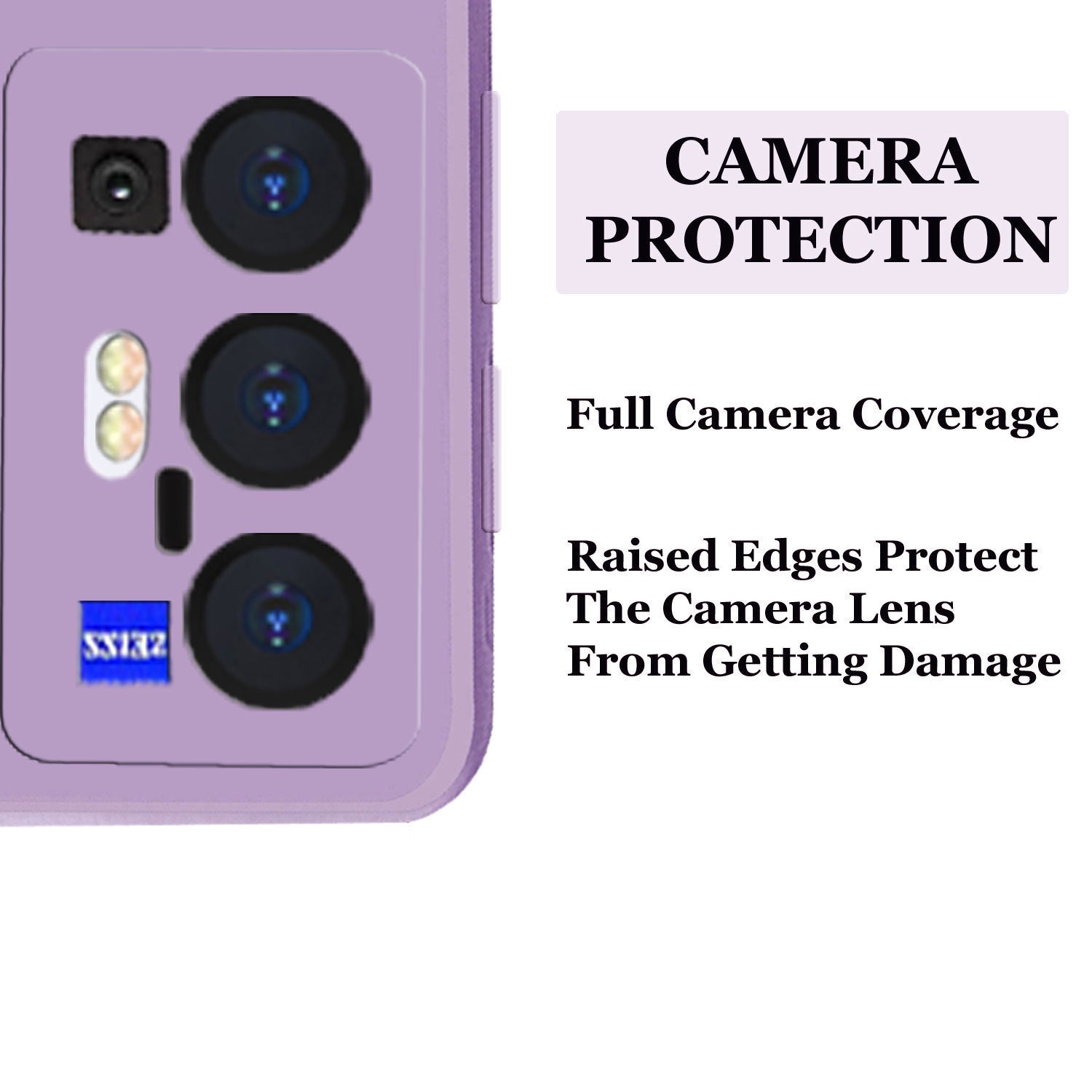 Vivo X70 Pro Plus Liquid Silicone Back Cover Case With TPU & Matte Finish - Purple