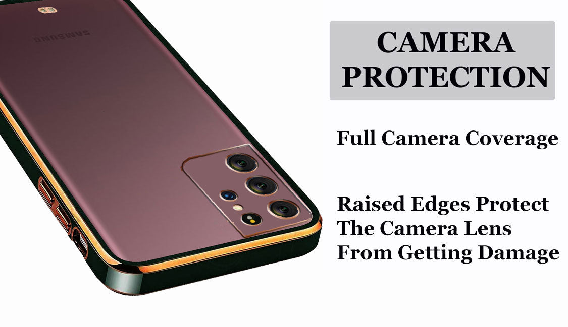 Electro Silicone Series Back cover Case For Samsung Galaxy S22 Ultra - Black