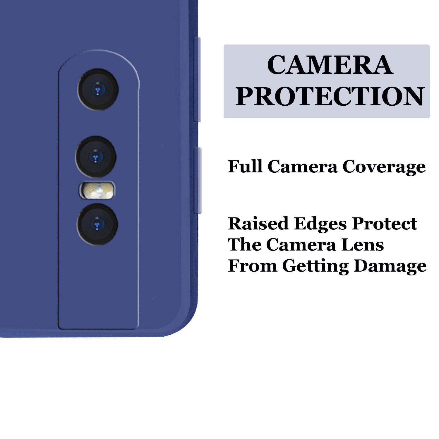Vivo V15 Pro Liquid Silicone Back Cover Case With TPU & Matte Finish - Blue