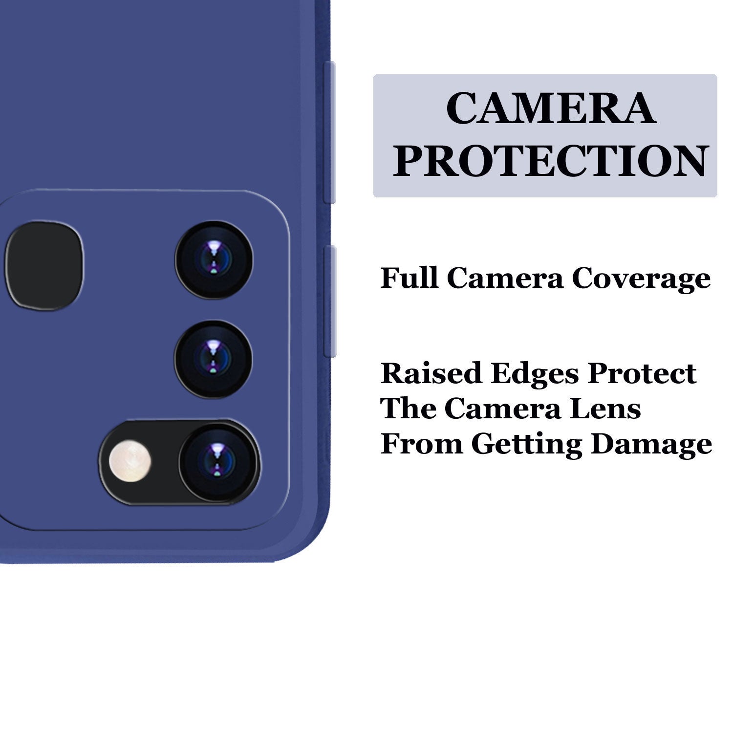 Tecno Spark Go Liquid Silicone Back Cover Case With TPU & Matte Finish - Blue