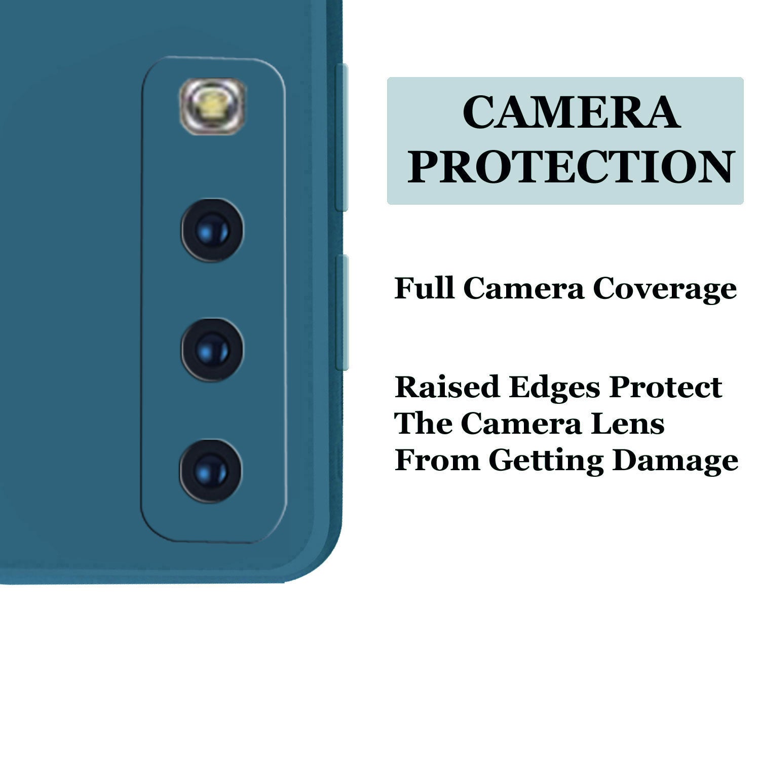 Samsung Galaxy A7 2018 Liquid Silicone Back Cover Case With TPU & Matte Finish - Blue