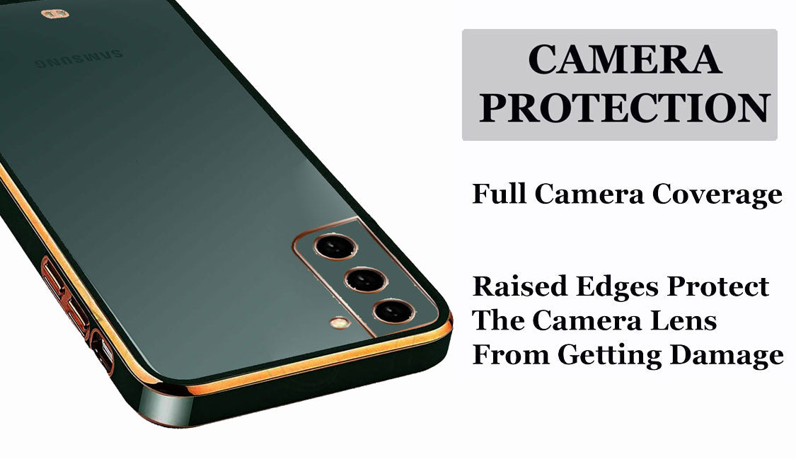 Electro Silicone Series Back cover Case For Samsung Galaxy S22 Plus - Black