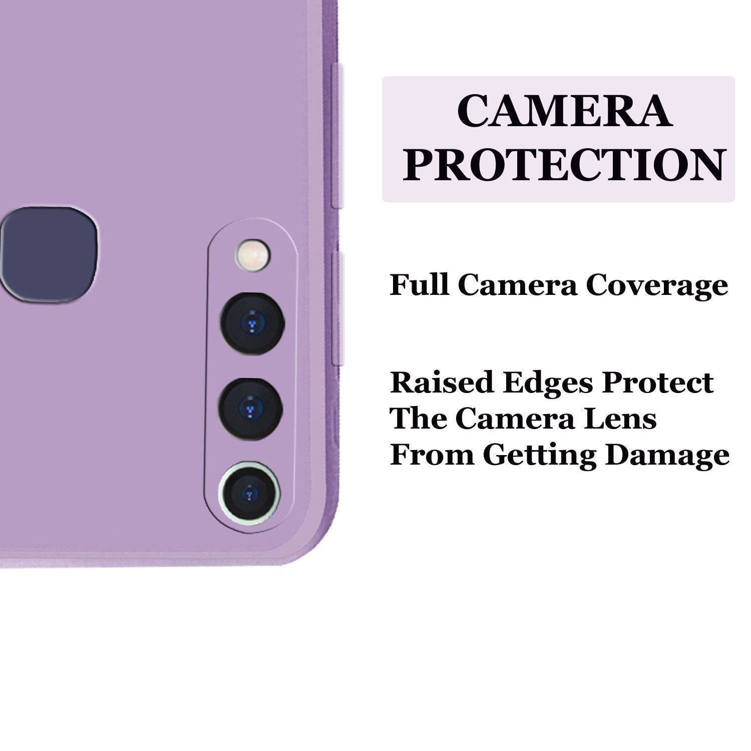 Vivo Z1 Pro Liquid Silicone Back Cover Case With TPU & Matte Finish - Purple