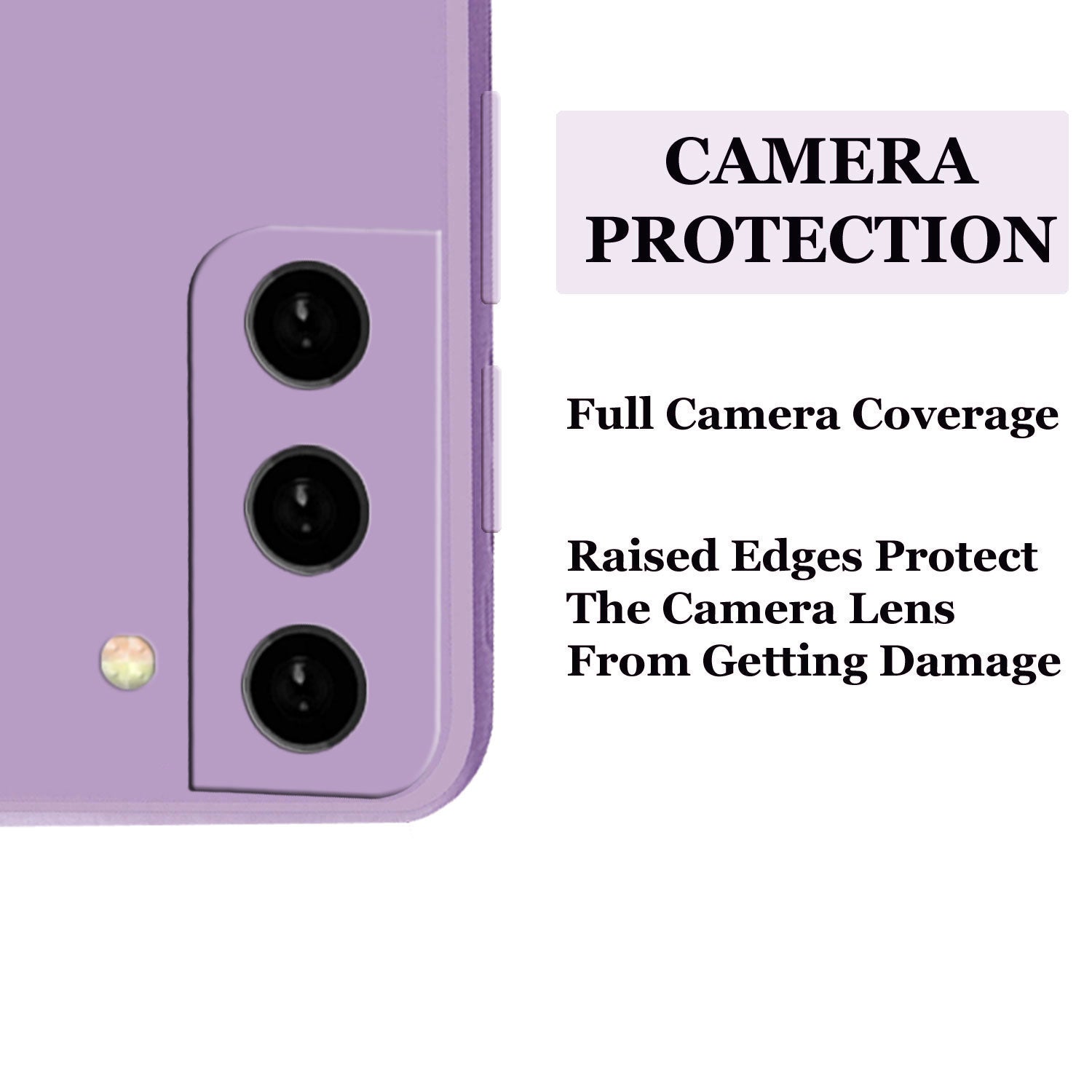 Samsung Galaxy S21 FE 5G Liquid Silicone Back Cover Case With TPU & Matte Finish - Purple