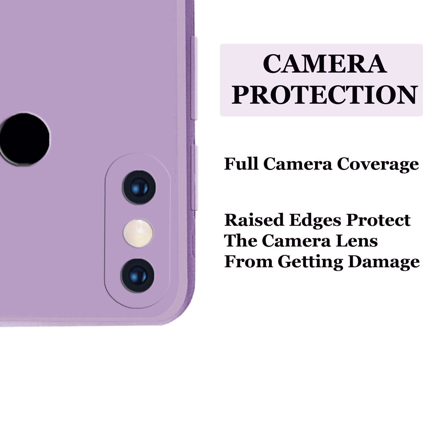 Redmi Note 5 Pro Liquid Silicone Back Cover Case With TPU & Matte Finish -  Purple