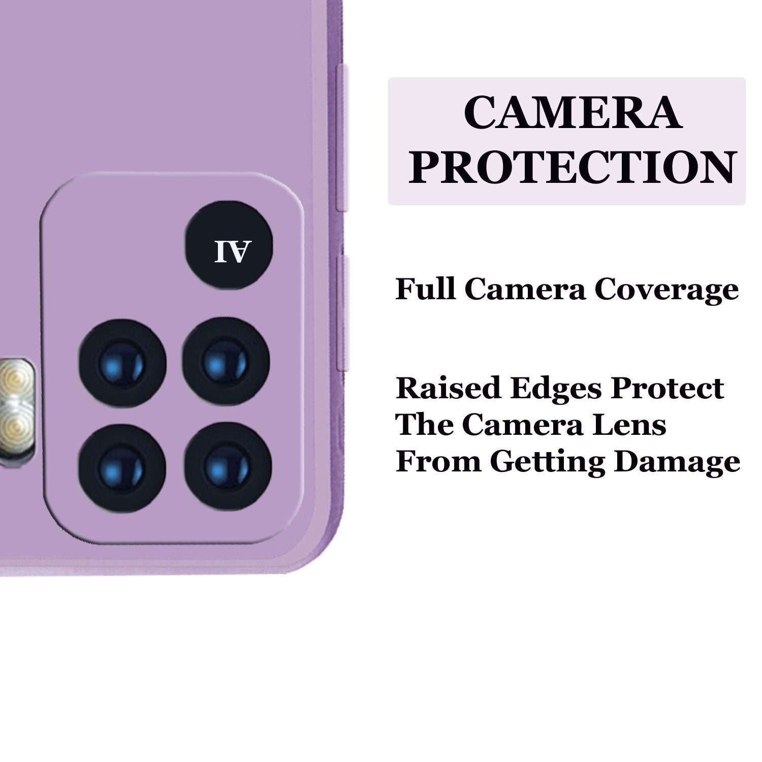 Liquid TPU Silicone Matte Back Cover Case For Oppo F19 Pro - Purple