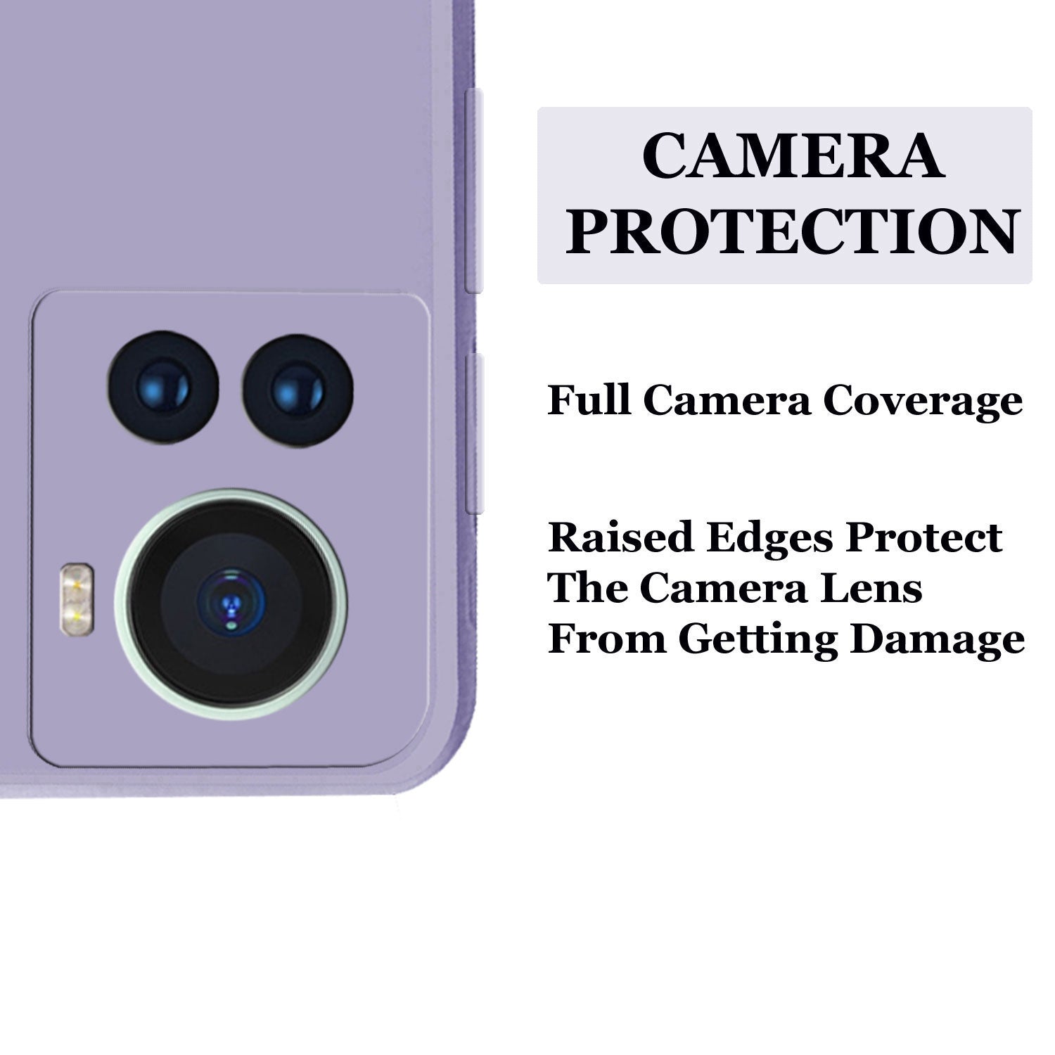 OnePlus 10R 5G Liquid Silicone Back Cover Case With TPU & Matte Finish - Purple