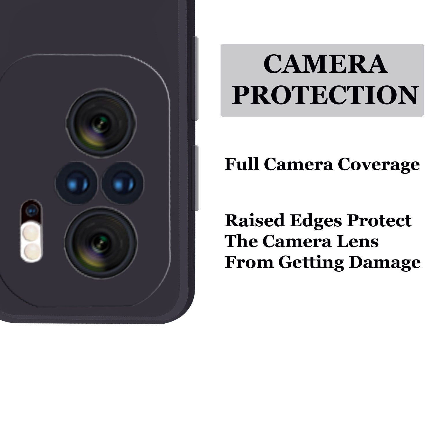 Redmi Note 10  4G / 10S Liquid Silicone Back Cover Case With TPU & Matte Finish - Black